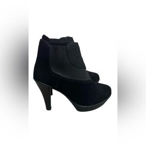 Black Suede Bernie Mev Booties